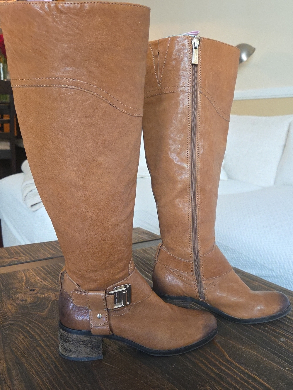 Vince Camuto Women's Tall Riding Boots in Brown